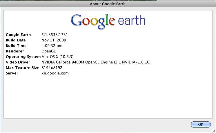 google earth 2007 for mac